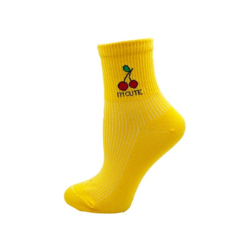 Girls' Personalized Cotton Socks