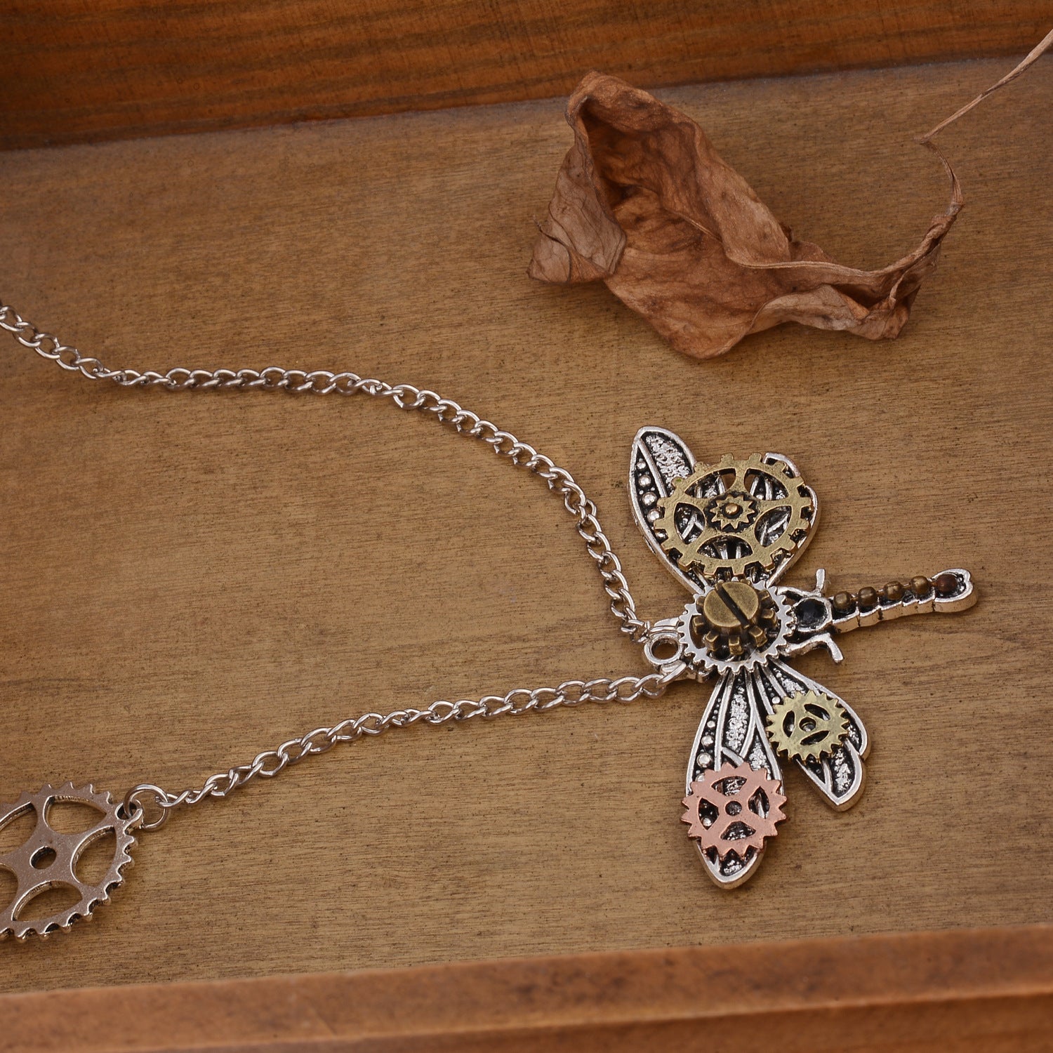 Personalized dragonfly pendant