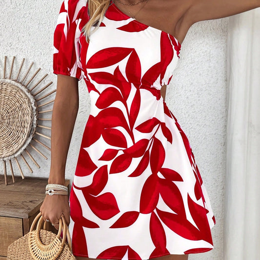 Puff Sleeve Dress For Summer Vacation For New Year Clothes Vacation Beach Outfits Women